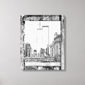 Zwillingstürme Leinwanddruck (Vorderseite)