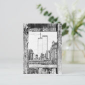 Zwillingstürme Postkarte (Stehend Vorderseite)