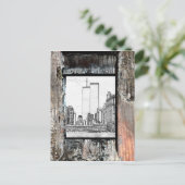 Zwillingstürme Postkarte (Stehend Vorderseite)