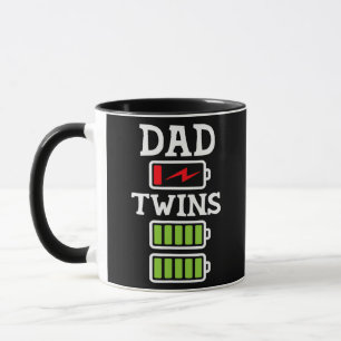 Zwillingsvater Vater von Zwillingen Zwillings-Papa Tasse