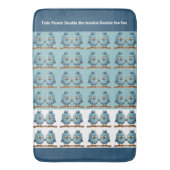 Zwillingsvögel Badematte (Vorderseite Vertikal)