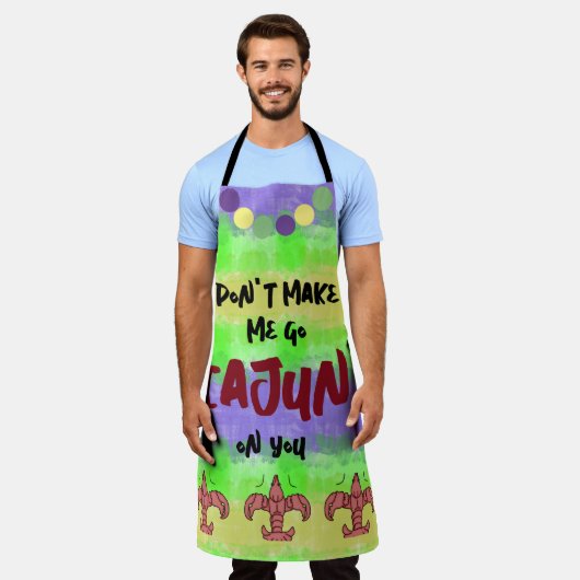 Zwing mich nicht, dich zu bezaubern schürze (Getragen)