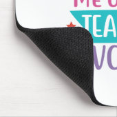 Zwing mich nicht, die Stimme meines Lehrers zu ben Mousepad (Ecke)