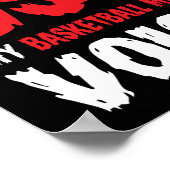 Zwing mich nicht, meine Basketball-Mama zu benutze Poster (Ecke)