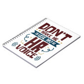 Zwing mich nicht, meine Personalstimme zu verwende Notizblock (Linke Seite)