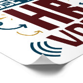 Zwing mich nicht, meine Personalstimme zu verwende Poster (Ecke)