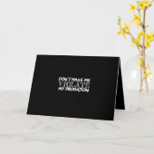 zwingen mich nicht, meine Bewährungsstrafe zu verl Karte (Gelbe Blume)