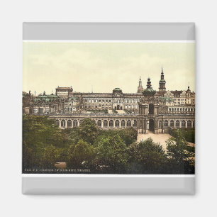 Zwinger und das Theater, Altstadt, Dresden, Magnet