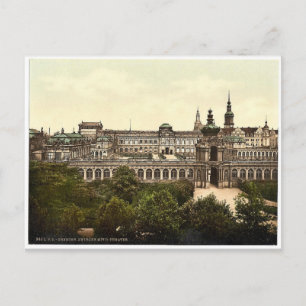 Zwinger und das Theater, Altstadt, Dresden, Sachse Postkarte