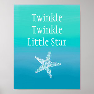 Zwinkern Zwinkern Kleiner Sternfisch (Ocean Beach) Poster