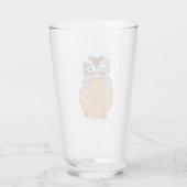 Zwinkernden Eulenglas Glas (Rückseite)