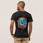 Zwinkerndes Boo Jee Gespenst T-Shirt (Schwarz voll)