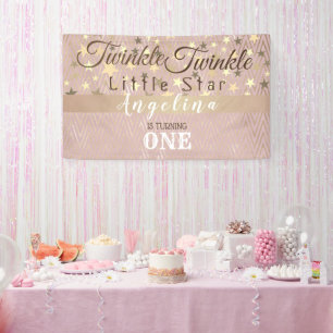 Zwinkle Kleiner Stern 1. Geburtstag Banner