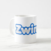 Zwinky Logo-Tasse Kaffeetasse (Vorderseite Links)