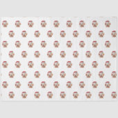 Zwirn-Papier der goldenen Weihnachtsweihe Seidenpapier (Vorderseite)