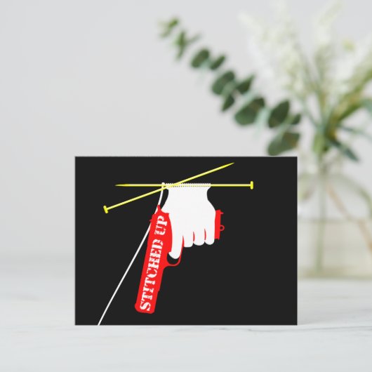 Zwirn Postkarte (Stehend Vorderseite)