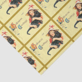 Zwirn- und Schwarzkatzenpapier Seidenpapier (Ausschnitt)