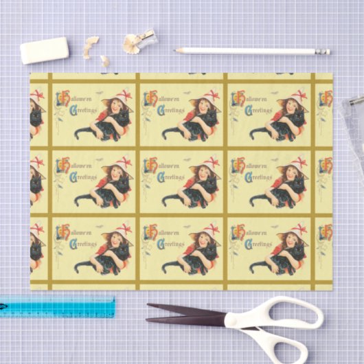 Zwirn- und Schwarzkatzenpapier Seidenpapier (Handwerk)