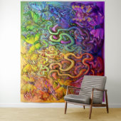 Zwirnband Wandteppich (Beispiel)