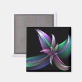 Zwirnen von Blume Magnet (Vorderseite/Rückseite)