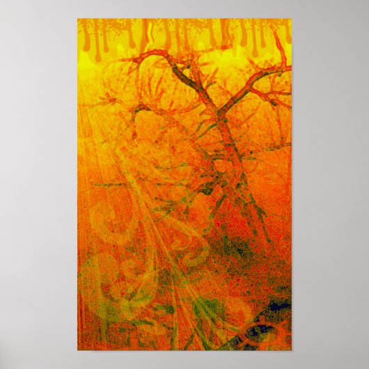 Zwirnholzwirl - Maßgeschneidert Poster (Vorne)