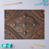 Zwirnpapier aus gewendetem Leder Seidenpapier (Basteln)