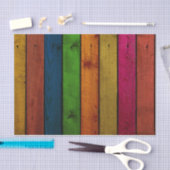 Zwirnpapier aus Hell-Regenbogen-Holzplatten Seidenpapier (Handwerk)