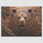 Zwirnpapier aus Holzbären Seidenpapier (Vorderseite)