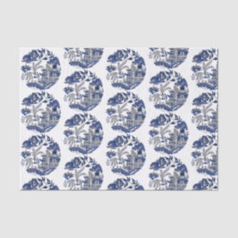 Zwirnpapier für blaues Willow Design Seidenpapier