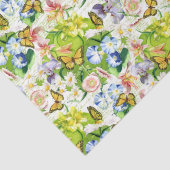 Zwirnpapier für Blumen und Monarchen Seidenpapier (Detail)
