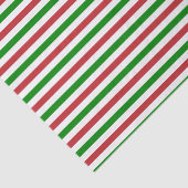 Zwirnpapier für dunkelrote, grüne und weiße Streif Seidenpapier (Ausschnitt)