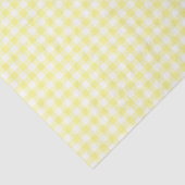 Zwirnpapier für Gelb und Weiß-Gingham-Muster Seidenpapier (Ausschnitt)