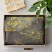 Zwirnpapier für gelbe Blumen Seidenpapier (Geschenk)