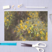 Zwirnpapier für gelbe Blumen Seidenpapier (Handwerk)