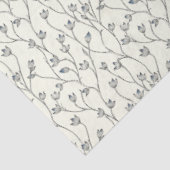 Zwirnpapier für helles Blumenmuster Seidenpapier (Ausschnitt)