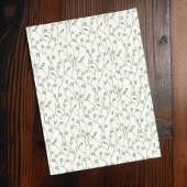 Zwirnpapier für helles Blumenmuster Seidenpapier