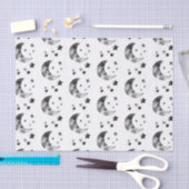 Zwirnpapier für Mond und Sterne Seidenpapier (Handwerk)