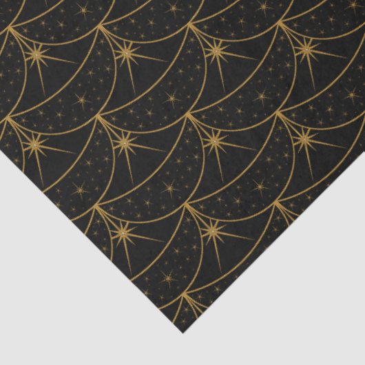 Zwirnpapier für Moos und Sterne Seidenpapier (Ausschnitt)