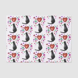 Zwirnpapier für schwarze Katzen Seidenpapier