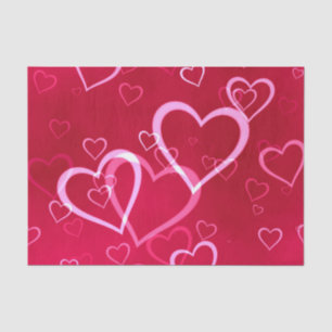 Zwirnpapier für wirbelnde Herzen Seidenpapier