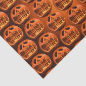 Zwirnpapier-Geschenkverpackung Halloween Kürbis Seidenpapier (Ausschnitt)
