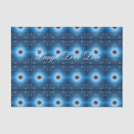 Zwirnpapier mit Inspirationszuführung Seidenpapier (Vorderseite)