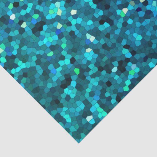 Zwirnpapier Mosaik Sparkley Textur Seidenpapier (Ausschnitt)