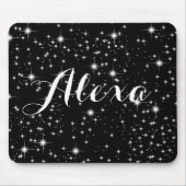 Zwirnsteine auf schwarz mousepad (Vorne)