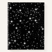 Zwirnsteine auf schwarz notizblock (Vorderseite)