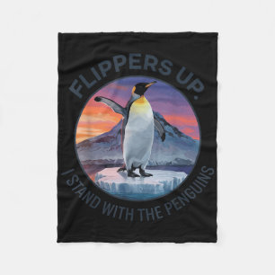 Zwirnsteine, die ich mit den Pinguinen halte Fleecedecke