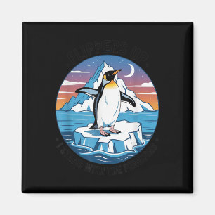 Zwirnsteine, die ich mit den Pinguinen halte Magnet