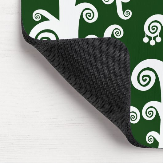 Zwirnsteine - Dunkelgrün Mousepad (Ecke)