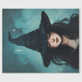 Zwirntafel für Möbel in der Nacht Geschenkpapier (Flach)