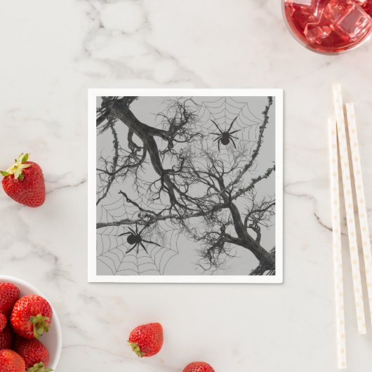 Zwirnweine und Spieglein Halloween Serviette (Beispiel)